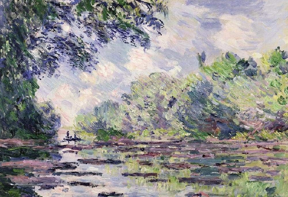 MAIYOUWENG Wooden Jigsaw Puzzle 1500 PCS The-Seine-at-Giverny-Claude-Monet Large Size 1500 Pieces of Wooden Puzzle,Unique Home Decorations and Gifts