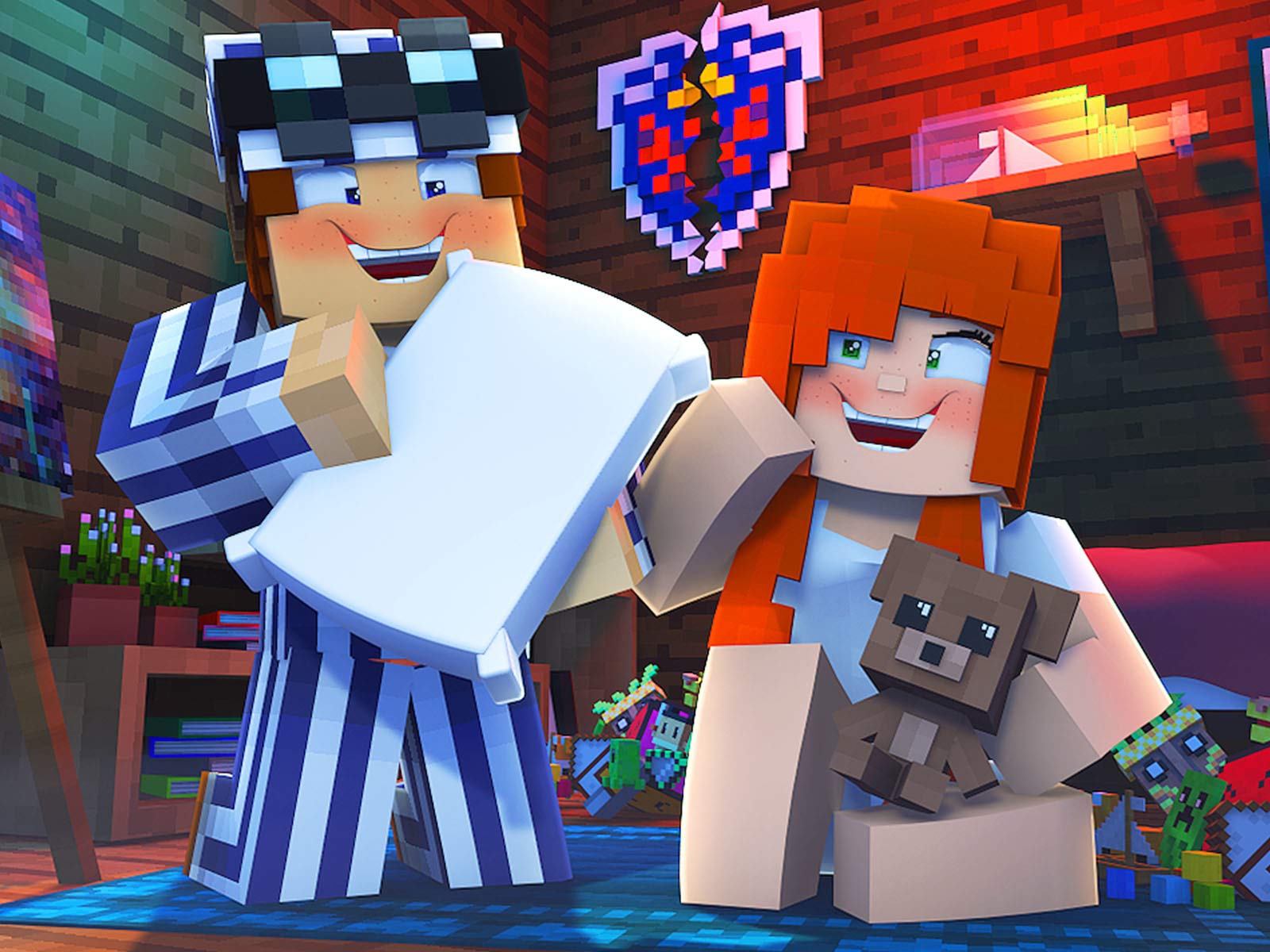 семья шпиона майнкрафт