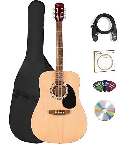 Amazon.com: Squier SA-150 Dreadnought Acoustic Guitar, Sunburst