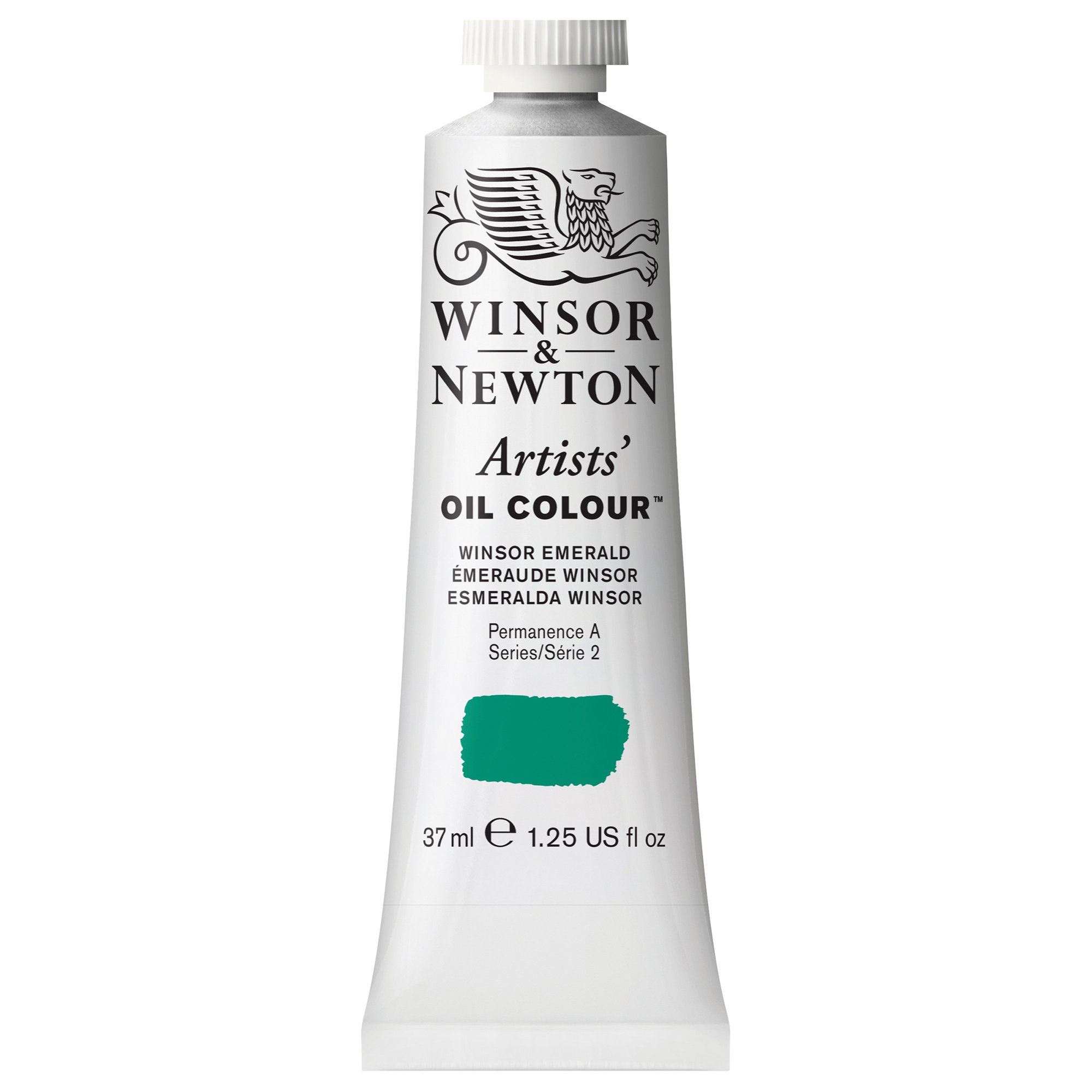 Winsor & Newton 37ml Artists' Oil Colour - Winsor Emerald — image 1