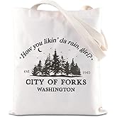 City Of Forks Merch Edward's Girl Gift Forks Washington Gift Vampire Lover Tote Bag Forks Washington Gifts