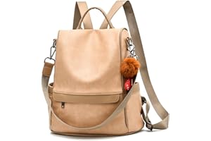 CHERUTY Women Backpack Purse PU Leather Anti-theft Casual Shoulder Bag Fashion Ladies Satchel Bags