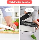 Fullstar 9-in-1 Vegetable Chopper & Cutter Stainless Steel Black view 3