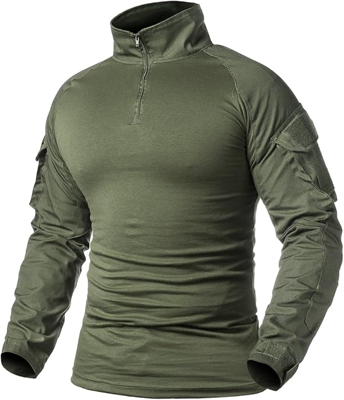 ReFire Gear Men's Military Tactical Army Combat Long Sleeve