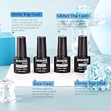 JODSONE Gel Nail Polish Kit 32 Colors with UV Lamp Base Top Coat Matte Glitter view 9