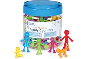 Learning Resources All About Me Family Counters - Toddler Sensory Toys, Preschool Activities, Classroom Must Haves, Math Manipulatives, Social Emotional Games, Fine Motor Skills, Color Sorting