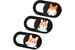 IMNEXT2U Laptop Camera Cover Slide 3 Pack Ultra Thin Slide Computer Webcam Covers for Echo Show, iPad, Tablet, Chromebook, PC - Koji