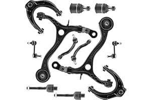 AEAGLE Front Upper & Lower Control Arm w/Ball Joint for Honda Accord 2008-2012, Sway Bar + Tie Rods, 12Pcs Suspension Kit K620614 K620615 K90456 K90457 ES800459 ES800460 EV800461 K500081 K641112 K641113