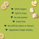 Organix Banana Puffcorn Organic Toddler Snack 12+ Months 4 x 10 g Bags (3 Packs) view 3