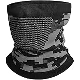 SPTSLFB Camouflage Neck Gaiter Ski Mask - Airy vents, Windproof Neck Warmer with Multiple Color Options, Unisex for Skiing