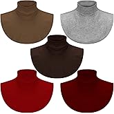 SATINIOR Fake Turtleneck Dickey Collars Women Half Top Mock Collar Neck Wear in Sweater Hoodie High Neck Mock Collar