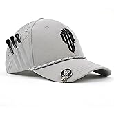 NJF Golf™ Hat Men - Breathable Mens Golf Hats, Adjustable Rope Snapback Cap, Convenient Cap with Tee Holder