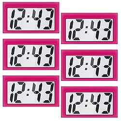 Frienda 6 Pieces Mini Digital Clock Small Digital