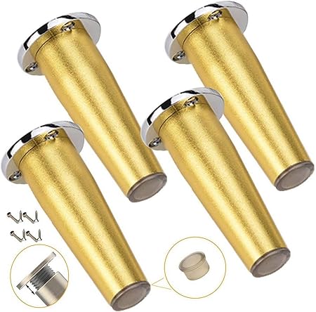 GAXQFEI Patas de Muebles Ajustables, Pies de Cocina de Aleación de Zinc