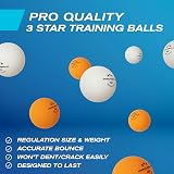 PRO-SPIN Portable Table Tennis Set with Retractable Net 2 Paddles 3 Balls view 6