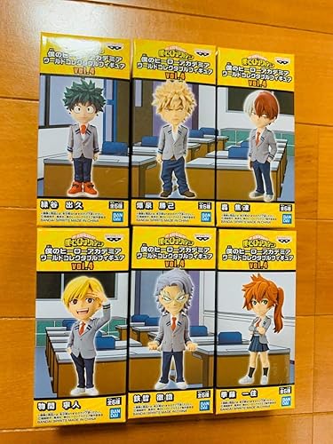 Amazon 僕のヒーローアカデミア ワールドコレクタブルフィギュアvol 4 全6種セット ヒロアカ 爆豪勝己 物間寧人 鉄哲徹鐵 拳藤一佳 フィギュア ドール 通販