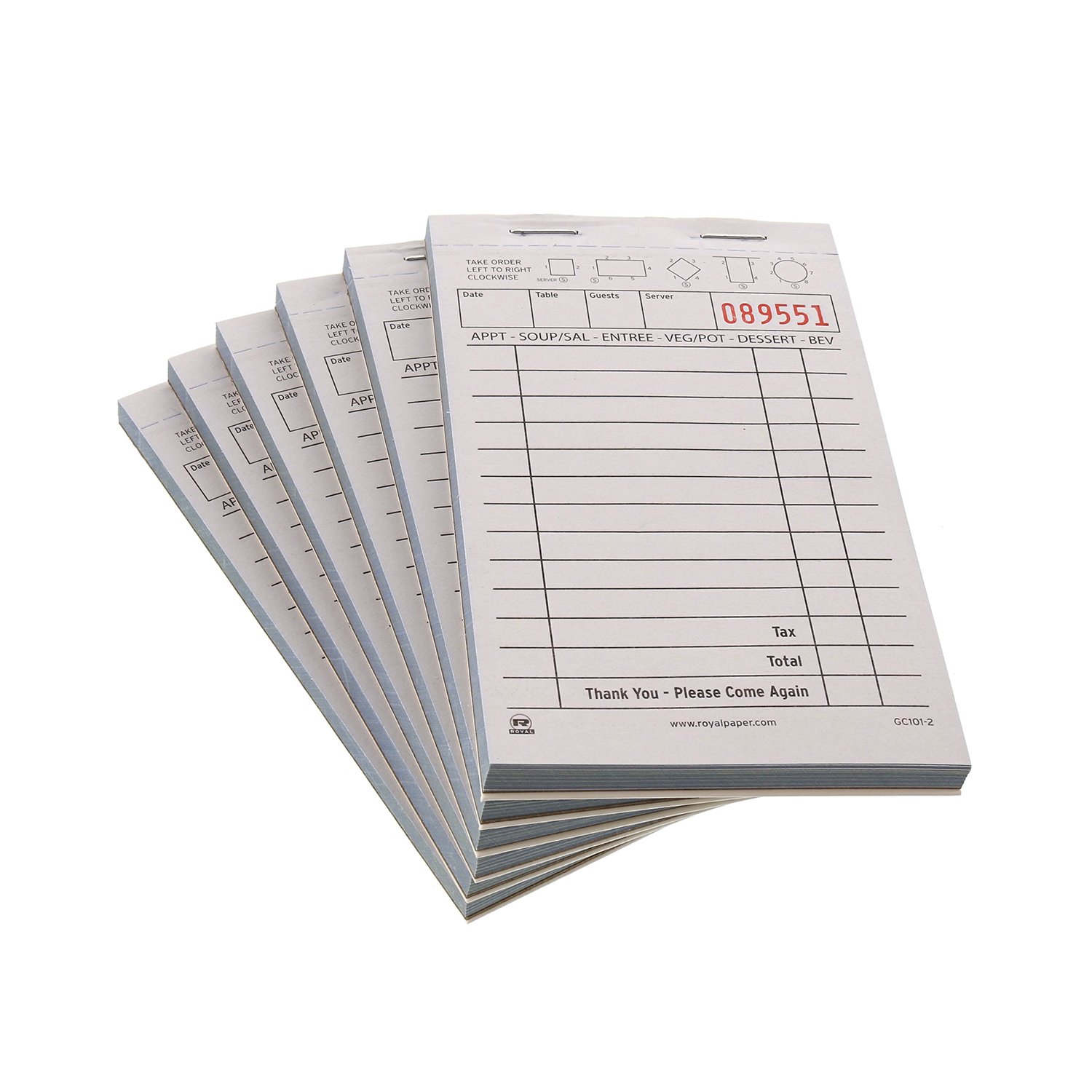 Carbonless Order Forms AmerCareRoyal Carbonless Delivery Form Paper - 3 ...