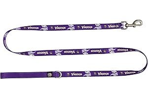 Little Earth 320165-VIKG-3Q: Premium Pet Lead, Minnesota Vikings