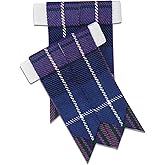McWilliams Kilt Flashes for Men – Highland Tartan Kilt Hose, Sock Flashes with Buckle Adjusters