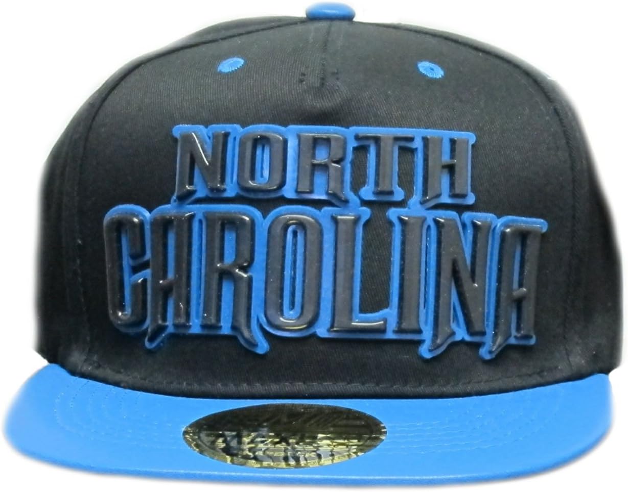 Max Head Wear North Carolina Cap with 3-D Lettering