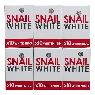 6 Savons Blanchissants Snail White à L'Or Et Escargot - Pour Le Corps Et Le Visage - Neuf