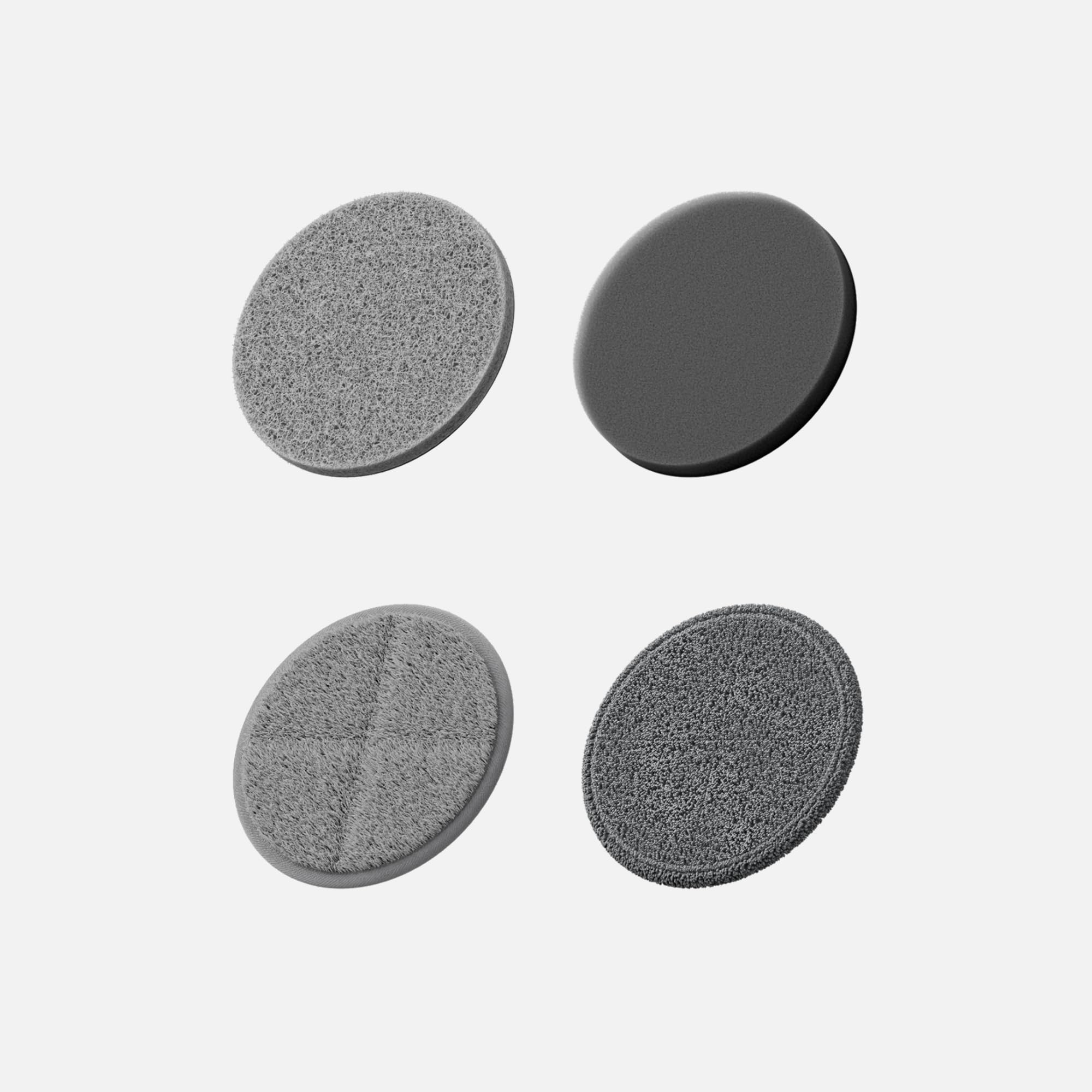 Photo 1 of HOTO 4 Pcs Replacement Pads, Compatible with HOTO Flexi™ Cordless Electric Spin Scrubber