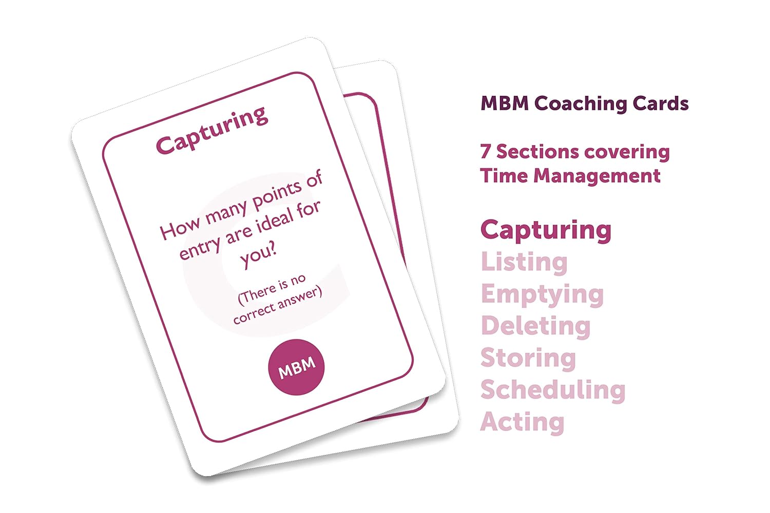 MBM Coaching Cards for Influence & Strategic Skills, Pink - Image 3