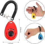 Bestomrogh 8 Pack Dog Training Clicker with Wrist Strap Multi-Color Training view 2