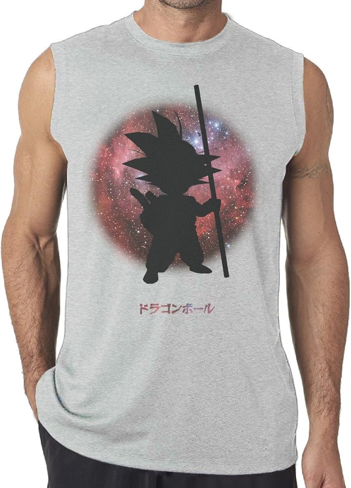 E1SYNDICATE TANK TOP SHIRT TRAINING GO SUPER SAIYAN DRAGONBALL GYM SON GOKU S/M/L/XL