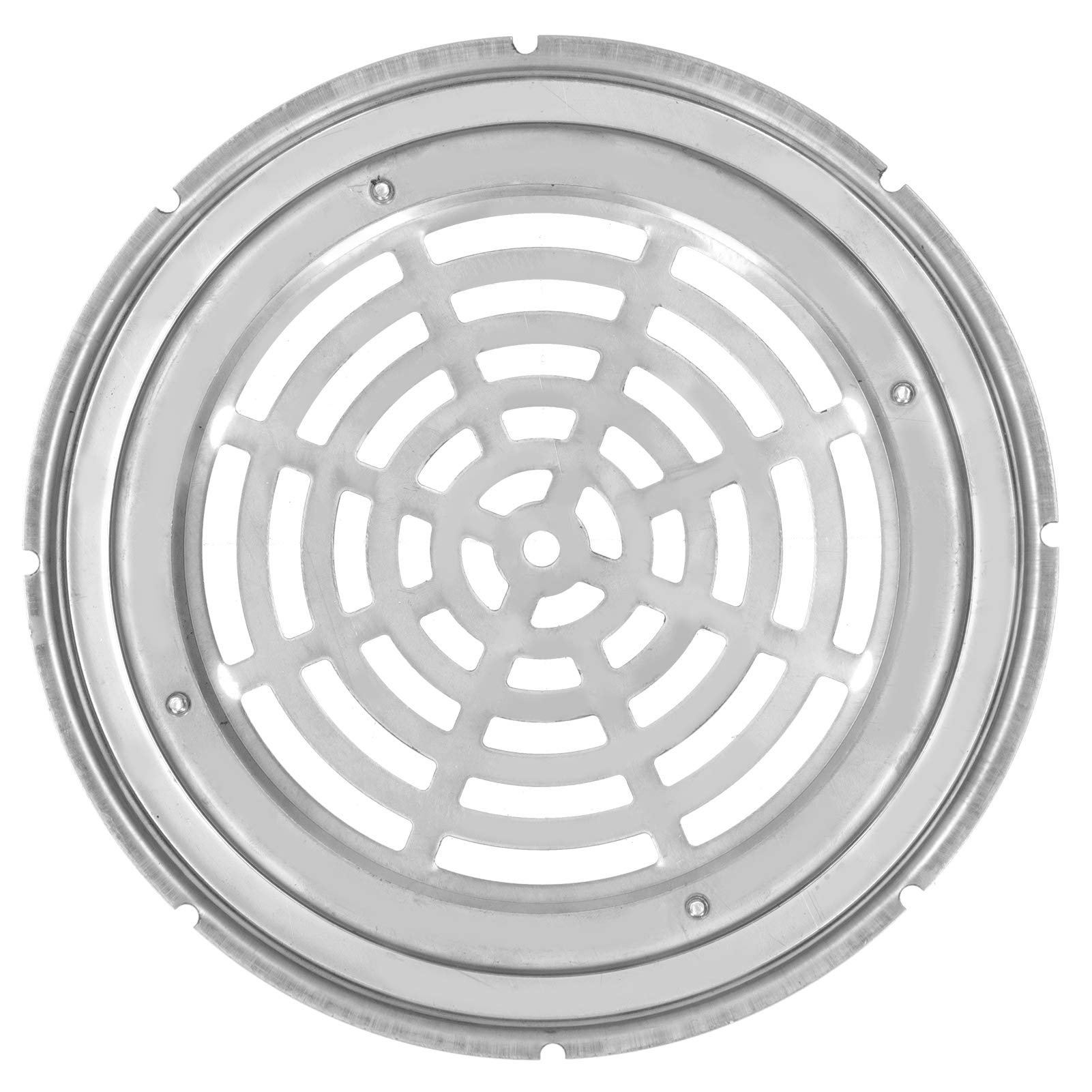 Natudeco Pool Floor Drain Stainless Steel Swimming Pool Floor Main Drain Round Pool Floor Strainer Pool Accessory for Swimming Pool 22cm Drain Port