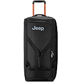 Jeep JS009D Two Wheel Rolling Travel Duffle Bag