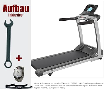 Life fitness T3 Track cinta de correr incluye, pulsómetro polar y ...