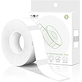 PARLAIM Label Maker Tape,Thermal Label 1/2" x11/2(14X40mm) 160 Labels/Roll,Thermal Sticker Compatible with D30 Label Printer,Self-Adhesive Label Tape for for Home Office Small Business (White)