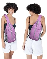 WATERFLY Small Hiking Sling Bag: Crossbody Sling