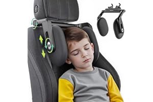 Haliwaii Car Headrest Pillow, Adjustable Car Headrest,Thickened Memory Foam Road Pal Headrest, Neck Support Pillow, U- Shaped