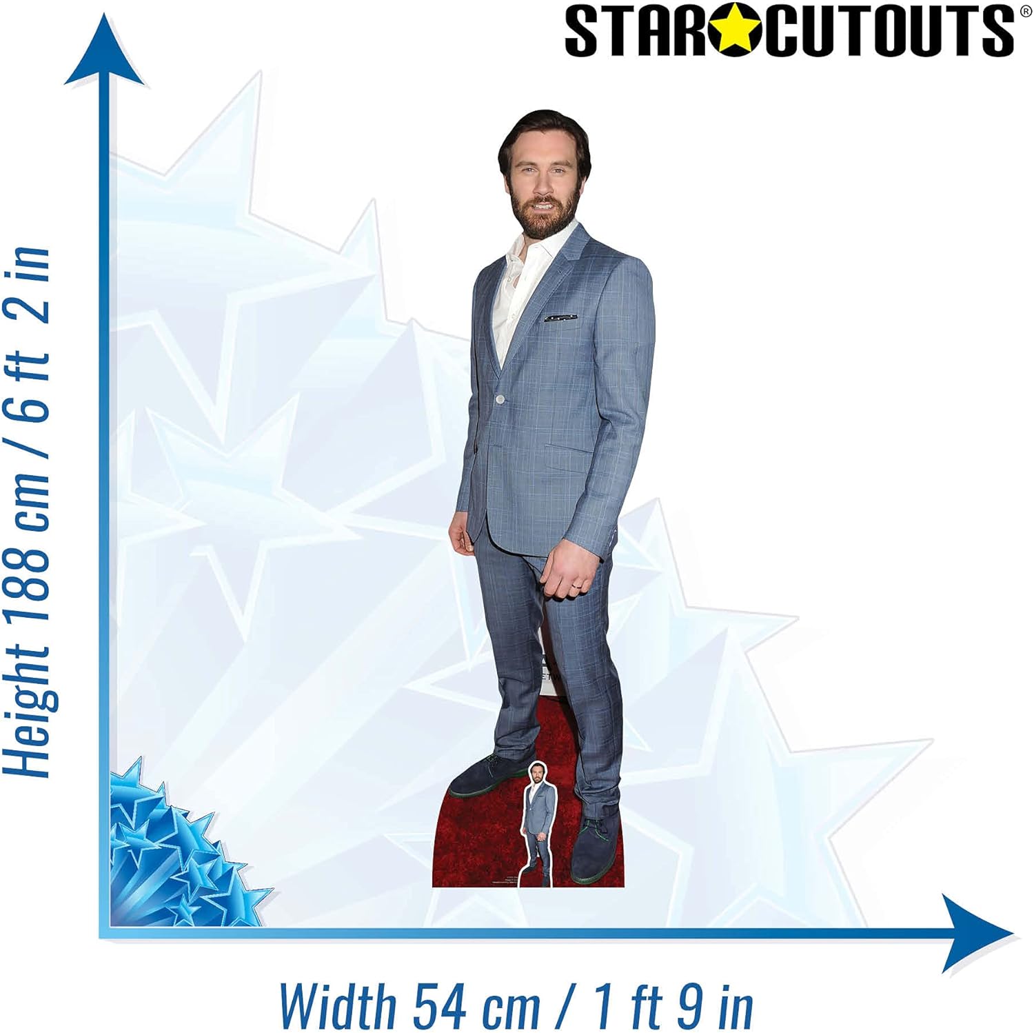 STAR CUTOUTS CS920 Clive Standen Vikings (Beard) Life Size Cardboard Cutout with Free Mini Cut Out Perfect for Birthdays Gifts - Image 4