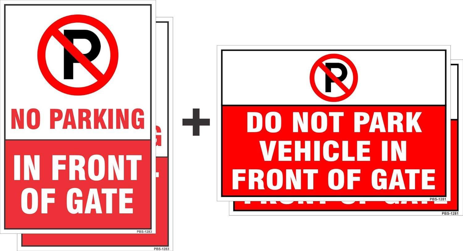 Amazing Sign Sign Board No Parking Front Of the gate & Do not Park