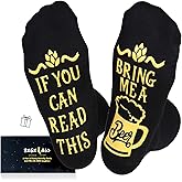 ZXGXLAW if You Can Read This Bring Me BEER Women Socks Funny Birthday Christmas Gifts for Mom and Her