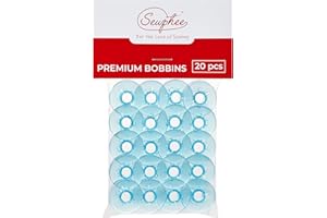 20pcs Plastic Bobbins fits Most Pfaff Sewing Machine - Durable 9033P Compatible Pfaff Bobbins Ensures Smooth Stitching – Prem