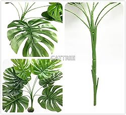 CATTREE Fake Plants, 28" Tall Faux Tropical Palm