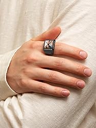 FindChic Personalized Signet Rings for Men Size 13