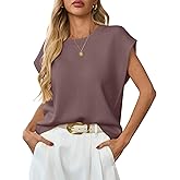 GREAIDEA Womens Sleeveless Sweater Vest Crewneck Cap Sleeve Knit Tops Trendy 2026 Summer Spring Business Casual Shirts