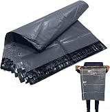 JeeJaan 10 Pcs Grey Postal Bags 22x30 in 560x762 mm Self-Seal Waterproof