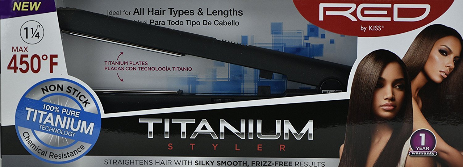 RED Kiss Titanium Styler Flat Irons, 32mm Beauty
