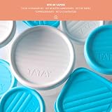TATAY Twist 0.6 L Food Container with Screw-Top Lid White 8.5x8.5x16.5 cm view 9