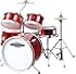Kinderschlagzeug 3-teiliges Drum-Set Für Kinder Mit Thron Blau P 010297755719