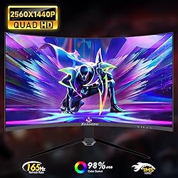 memzuoix 27-Inch Gaming Monitor, 144Hz, QHD