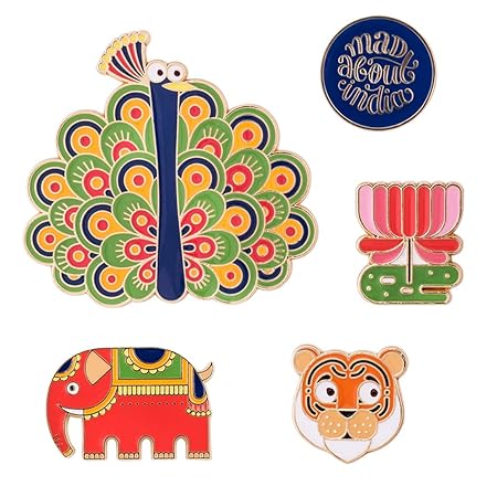 Chumbak Metal Fridge Magnets (Multicolour)