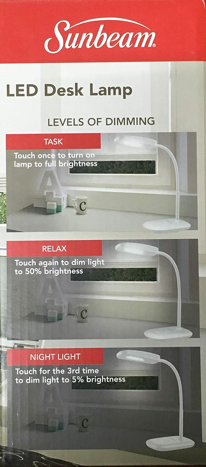 sunbeam led desk lamp at dollar tree