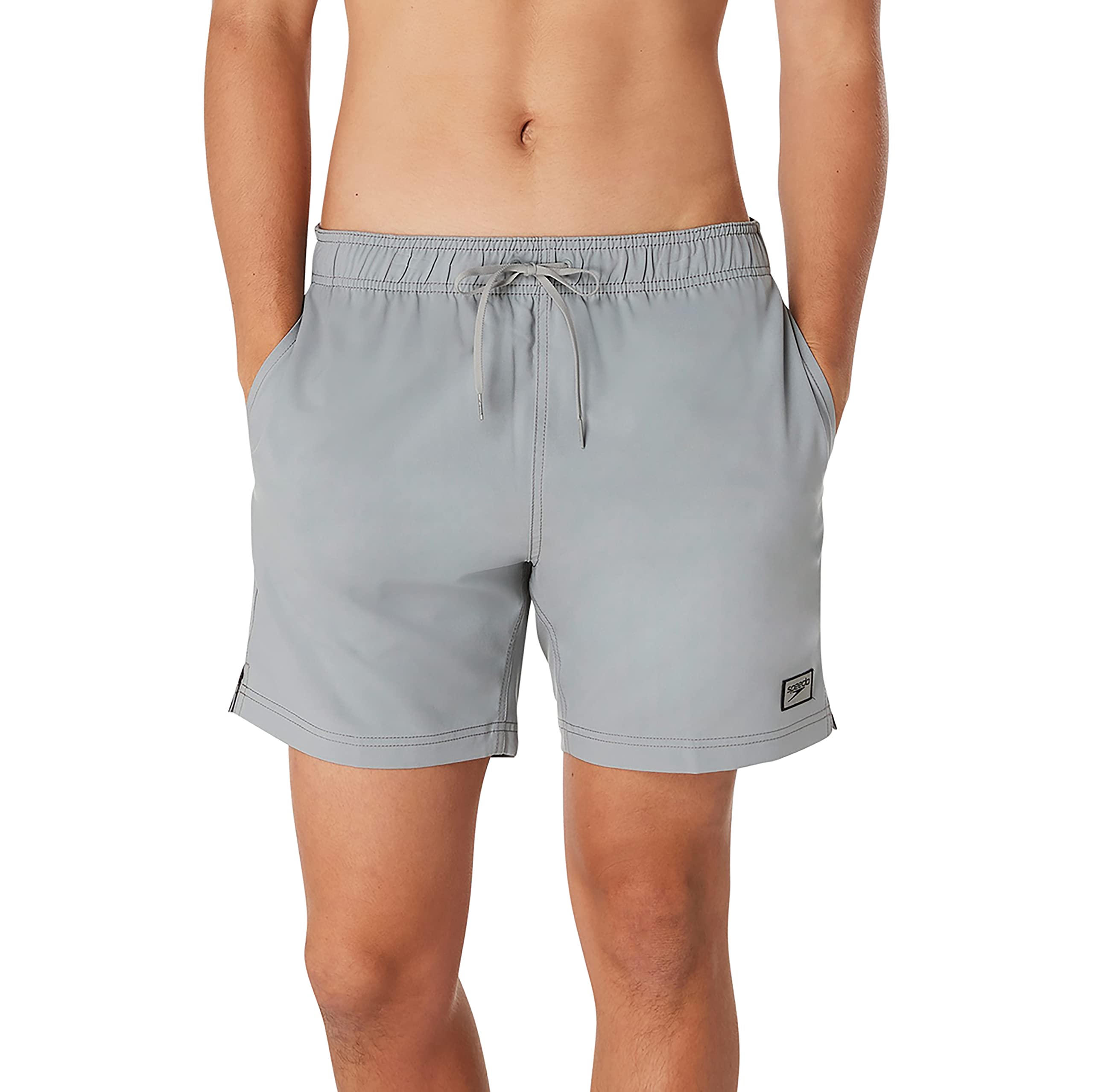 Speedo Men's Swim Trunk Mid Length Redondo Solid Image Speedo Men's Swim Trunk Mid Length Redondo Solid Image